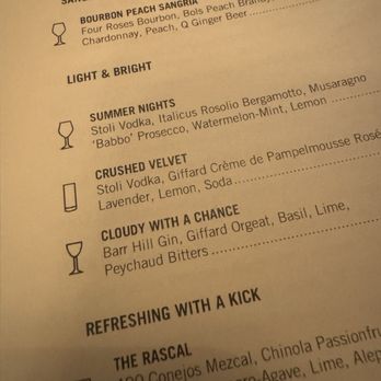 Old Ebbitt Grill - The "Cloudy with a Chance" ingredients - Bars Near Me - Washington, DC, District of Columbia