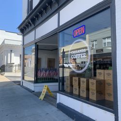 Callands Coffee - Outside entrance