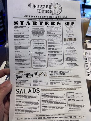 Menu photo 6 Changing Times Bay Shore, NY