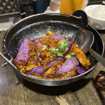 Jiang Nan - Eggplant Sauteed with Spicy Garlic Sauce - Chinese Near Me - Flushing, New York Jiang Nan - Eggplant Sauteed with Spicy Garlic Sauce - Chinese Near Me - Flushing, New York