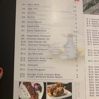 Katana - Menü - Sushi Bars Near Me - Baltimore, Maryland