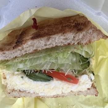 Tomato Patch Warner Center - Egg salad with cucumbers on sourdough toast $9 - Sandwiches Near Me - Woodland Hills, California Tomato Patch Warner Center - Egg salad with cucumbers on sourdough toast $9 - Sandwiches Near Me - Woodland Hills, California