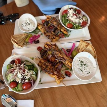 Greek Bistro - Chicken Combination Plate - Greek Near Me - Glendale, California