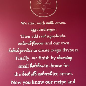 Loop Creamery - Cute wall art - Ice Cream & Frozen Yogurt Near Me - Toronto, Ontario