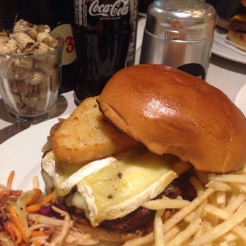 Gourmet Burger Kitchen - The Camemburger. Skinny fries and Homeslaw - Burgers Near Me - Manchester, XGM