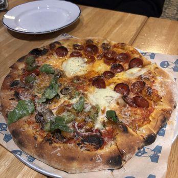 Doughbird - 1/2 pepperoni 1/2 veggie - Pizza Near Me - Phoenix, Arizona