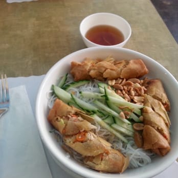Veggie Today - Vermicelli with egg rolls - Vegetarian Near Me - Concord, California Veggie Today - Vermicelli with egg rolls - Vegetarian Near Me - Concord, California