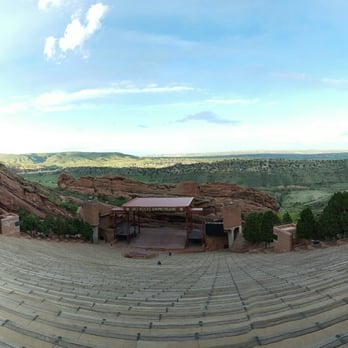 Red Rocks Amphitheatre - Red Rocks - panoramic view with Denver in the background - Music Venues Near Me - Morrison, Colorado Red Rocks Amphitheatre - Red Rocks - panoramic view with Denver in the background - Music Venues Near Me - Morrison, Colorado