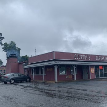 Country's BBQ-Auburn - Notice the real smoke, coming from the real pit. - Barbeque Near Me - Auburn, Alabama Country's BBQ-Auburn - Notice the real smoke, coming from the real pit. - Barbeque Near Me - Auburn, Alabama
