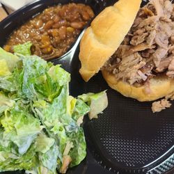 Firelight Barn Dinner Theater - Tasty pulled pork dinner