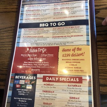 Flat Creek - Menu - Barbeque Near Me - Republic, Missouri