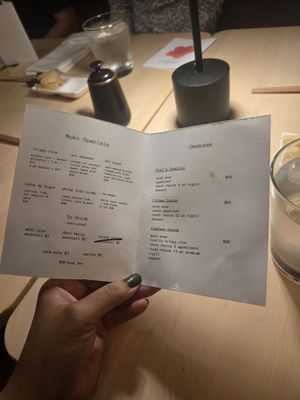 Menu photo 1 MOKO New York, NY