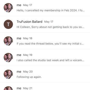 TruFusion Ballard Blocks - Email communication - Pilates Near Me - Seattle, Washington
