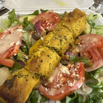 Jeevas Greek Cafe - Greek salad with chicken - Food Court Near Me - Salt Lake City, Utah Jeevas Greek Cafe - Greek salad with chicken - Food Court Near Me - Salt Lake City, Utah