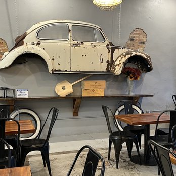 30 North Gastropub - an old car on the wall - Gastropubs Near Me - Brenham, Texas 30 North Gastropub - an old car on the wall - Gastropubs Near Me - Brenham, Texas