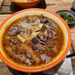 Extra spicy pork bone broth Extra spicy pork bone broth