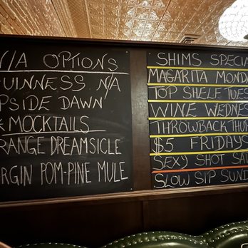 Shim's - Non-alcoholic drinks and Specials - Bars Near Me - Reno, Nevada