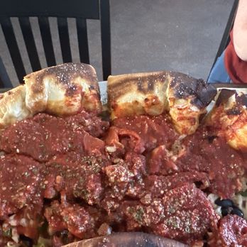 Saint Joe’s Pizza - Chicago Deep Dish Supreme !!!! Amazing!! - Pizza Near Me - Gainesville, Texas