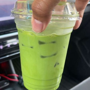 Ca Phe Haru - Melon Matcha ($8) below the second line on their cup lol - Coffee & Tea Near Me - Elk Grove, California