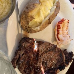 Ribeye and lobster tail Ribeye and lobster tail