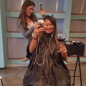 Bravado Salon - Wine and hair cut? Yes! - Hair Salons Near Me - Pasadena, California Bravado Salon - Wine and hair cut? Yes! - Hair Salons Near Me - Pasadena, California