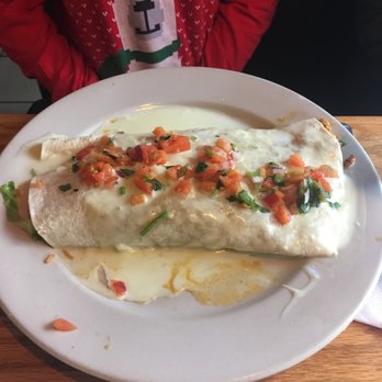 Las Braza's Mexican Grill - The Burrito Panzon with chicken. - Mexican Near Me - Tallahassee, Florida