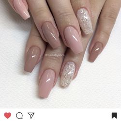Dynasty Nails and Spa - This is the nails i wanted from the start just not the brown nude