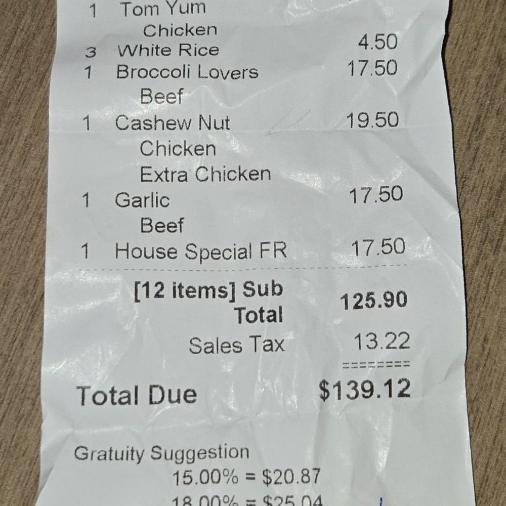 Original price with "gratuity fee" was $159.99 Original price with "gratuity fee" was $159.99