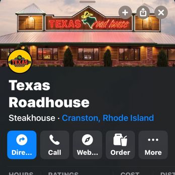 Texas Roadhouse - Barbeque Near Me - Cranston, Rhode Island
