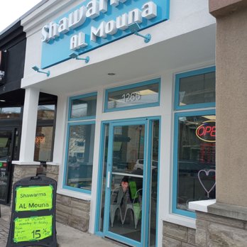 Shawarma AL Mouna - Front of the restaurant - Mediterranean Near Me - Ottawa, Ontario