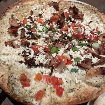 Sinbad's Mediterranean Cuisine - - Pharaoh's Pitza-chicken and feta on baba - Mediterranean Near Me - Rochester, New York Sinbad's Mediterranean Cuisine - - Pharaoh's Pitza-chicken and feta on baba - Mediterranean Near Me - Rochester, New York