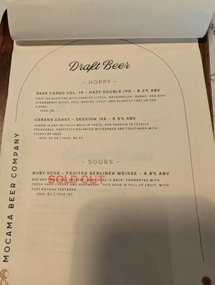Menu photo 3 Mocama Beer Fernandina Beach, FL