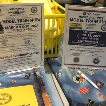 Bethpage Community Center - Train show signs and dated - Community Service/Non-Profit Near Me - Bethpage, New York