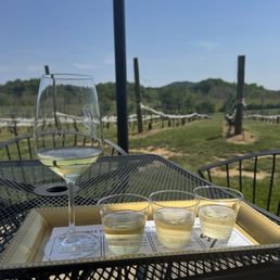 White wine flight