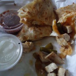 Snack-N-Pack - Soggy... chicken, onion and peppers not chopped up small, instead huge pieces that fall out before I could get a bite...