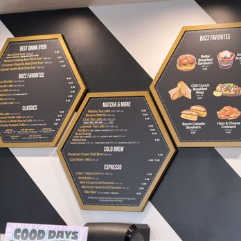 Better Buzz - Menu Board - Coffee & Tea Near Me - Las Vegas, Nevada