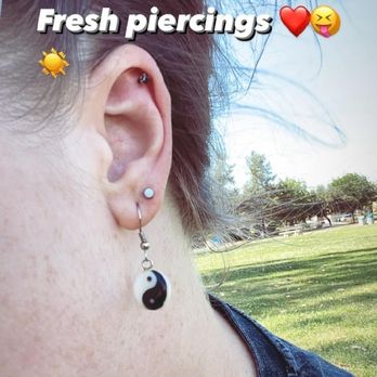 Piercing by Maggie - Adult ear lobe needle piercing - Piercing Near Me - Vista, California Piercing by Maggie - Adult ear lobe needle piercing - Piercing Near Me - Vista, California