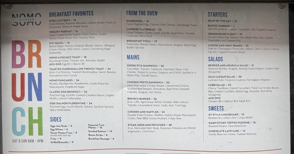 Menu photo 3 NOMO Kitchen New York, NY Menu photo 3 NOMO Kitchen New York, NY