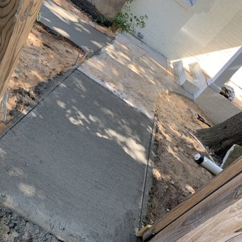 First Rate Construction - Concrete walk way I finished - Painters Near Me First Rate Construction - Concrete walk way I finished - Painters Near Me