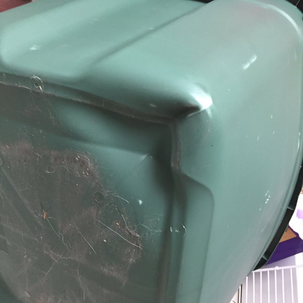 Let's Get Moving - Even durable boxes like these Tupperware bins were dented in - Movers Near Me - Toronto, Ontario Let's Get Moving - Even durable boxes like these Tupperware bins were dented in - Movers Near Me - Toronto, Ontario