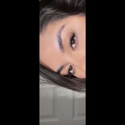 Eyebrow threading (I brushed them up & minimal filling at the ends.) she did all the shaping & trimming