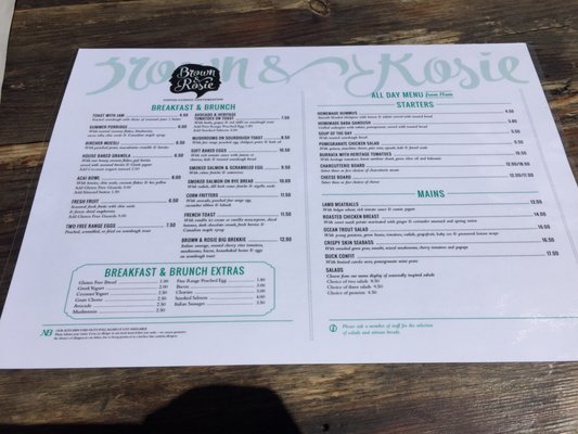 Menu photo 2 Brown & Rosie London, XGL