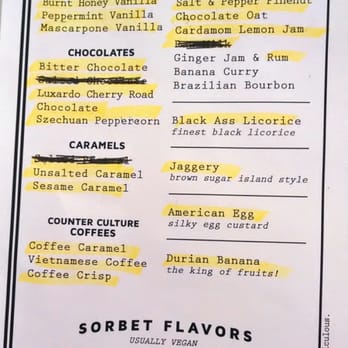 Morgenstern's - Menu (Monday night 2014-06-23) - Ice Cream & Frozen Yogurt Near Me - New York, New York Morgenstern's - Menu (Monday night 2014-06-23) - Ice Cream & Frozen Yogurt Near Me - New York, New York