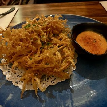Nomo Domo - Enoki "Chips" ($12.90) - Ramen Near Me - San Luis Obispo, California Nomo Domo - Enoki "Chips" ($12.90) - Ramen Near Me - San Luis Obispo, California