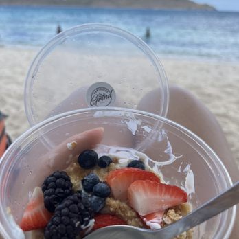 Northside Grind - Fresh fruit, yogurt and local honey parfait $5USD - Coffee & Tea Near Me - St Thomas, Virgin Islands