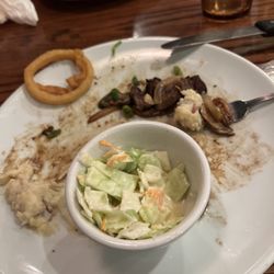 RiverHouse Restaurant - The end of my beef tips. Very good.