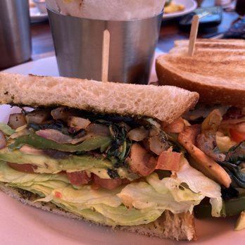 Cafe De Olla - Vegetable sandwich on sourdough - American Near Me - Monrovia, California