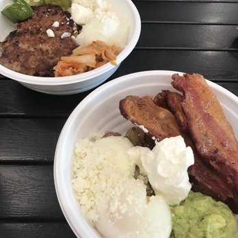 9Bar HNL - Aloha bowl top. Cali bowl bottom. $9.50 each - Coffee & Tea Near Me - Honolulu, Hawaii