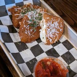Buddy Clarke's Tavern - MOZZARELLA MOONS W/ SPICY MARINARA
