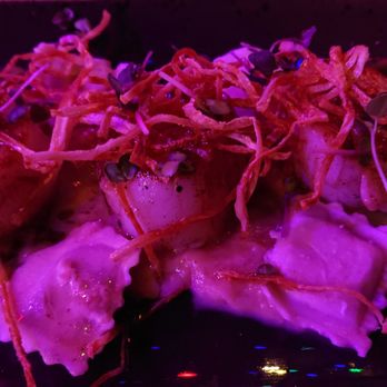 Metric - Scallops and Foie Gras Ravioli - Spanish Near Me - Barcelona, B Metric - Scallops and Foie Gras Ravioli - Spanish Near Me - Barcelona, B